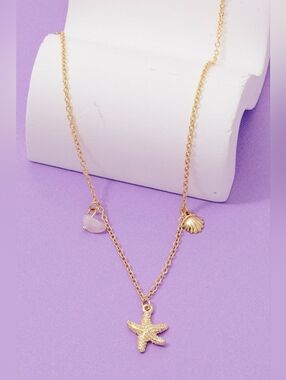 Sealife Starfish Charms Necklace